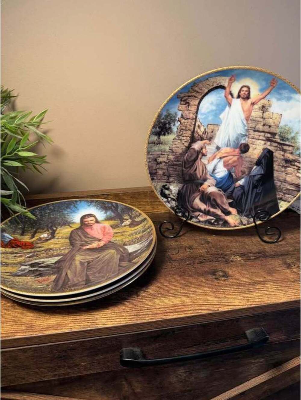 Bradford Exchange Life of Christ Collector Plates Set of 4